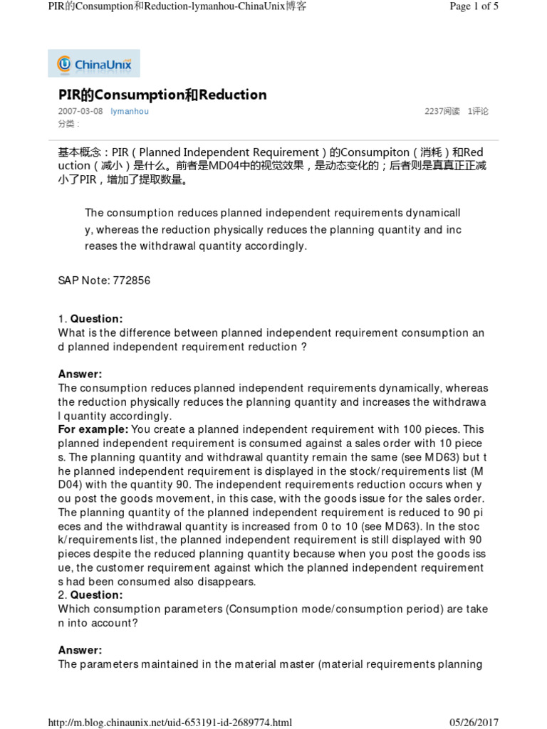 Demand Management PDF