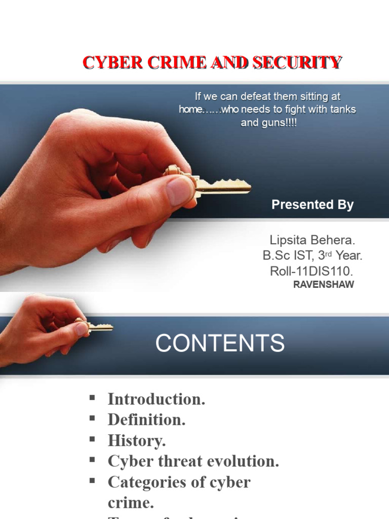 Cyber Crime Security Pdf Security Computer Security