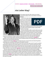 Who Killed Martin Luther King - Advanced English Reading