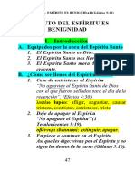 El Fruto Del Espiritu Es BENIGNIDAD