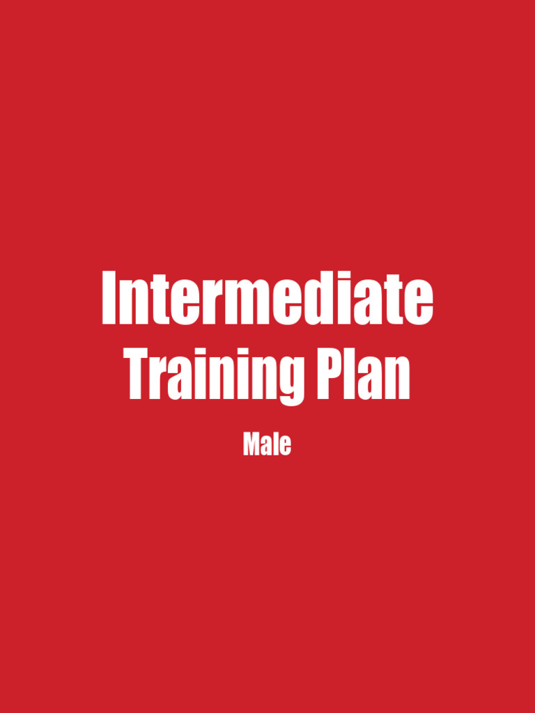 Final Life Force Intermediate Plan Male Pdf Aerobic Exercise