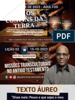 SLIDES EBD Lição 3 Adultos Missões Transculturais No Antigo Testamento