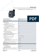 3RT20251AG20 Datasheet Es