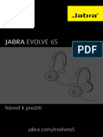 Sluchátka - Jabra Evolve 65 Duo, Typ HSC018W, Návod K Použití (CZ, 2014)