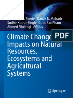 Climate Change Impacts On Natural Resources, Ecosystems and Agricultural Systems