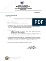 Sub Office Memorandum No.48 s.2023 Lobo Sub Office Journalism Clinique