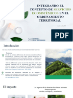 Integrando El Concepto de Servicios Ecosistémicos en El Ordenamiento Territorial