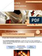 Transformações químicas