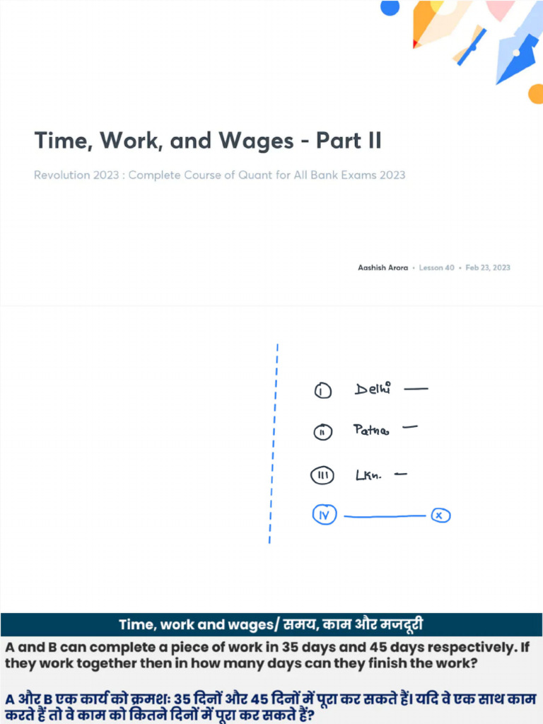 Time Work and Wages Part II With Anno PDF
