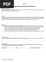 Application Support Model Template | PDF | Troubleshooting ...