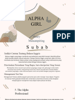 Bab 5 - The Alpha Professional