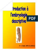 généralité emryologie