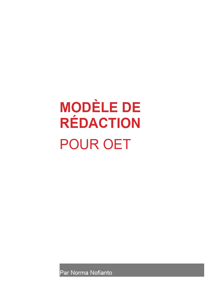 12 Exemple de lettre de référence OET (infirmière) | PDF