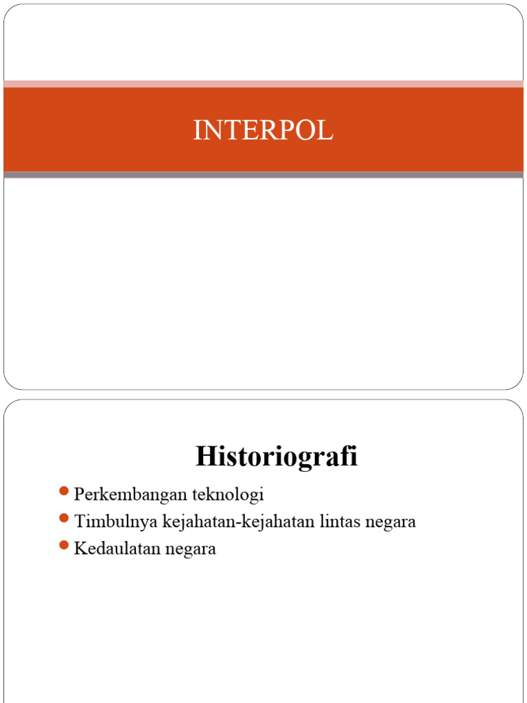 Fungsi dan Struktur INTERPOL | PDF