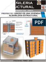 Diseno de Una Vivienda Con Albanileria e