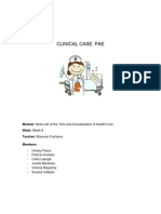 Pae Clinical Case Week 8