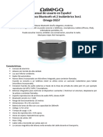 OG57 MINI ALTAVOZ BLUETOOTH 3en1 Manual Español