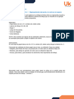 Geometría Descriptiva Ejercitación Práctica SEMANA 1 - Representación Del Punto y La Recta en El Espacio