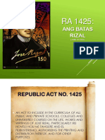 Batas Ni Rizal 1425