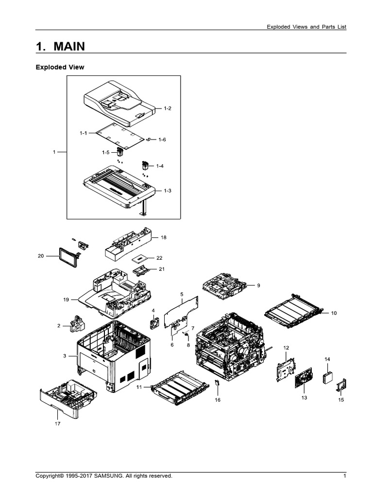 Main: Exploded View | PDF | All Rights Reserved | Image Scanner