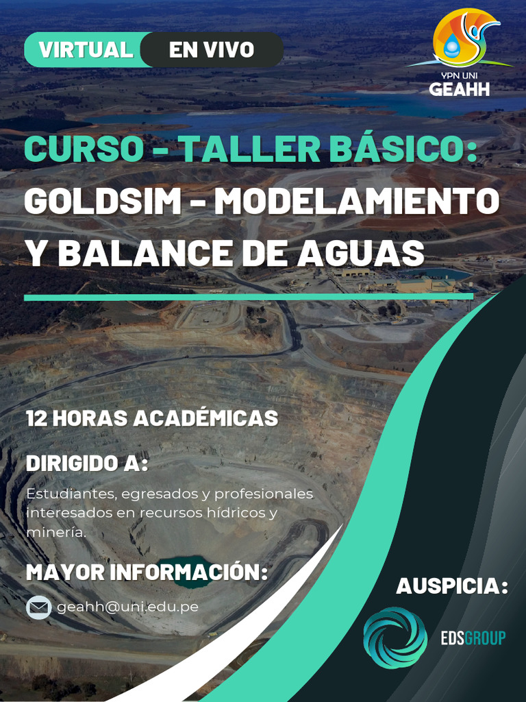 Brochure - Goldsim Básico | PDF | Ingeniería | Hidrología
