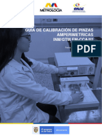 Guía de Calibración de Pinzas Amperimetricas Inm-Gtm Em-Cca-02