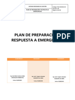 Plan de Preparación y Respuesta A Emergencia CAPV