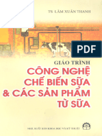 Giáo Trình Công Nghệ Chế Biến Sữa & Các Sản Phẩm Từ Sữa