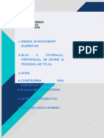 Construirea Unui Portofoliu de Dovezi Ale Traiectoriei Mele Educaționale