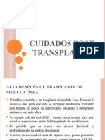 Cuidados Post Transplante