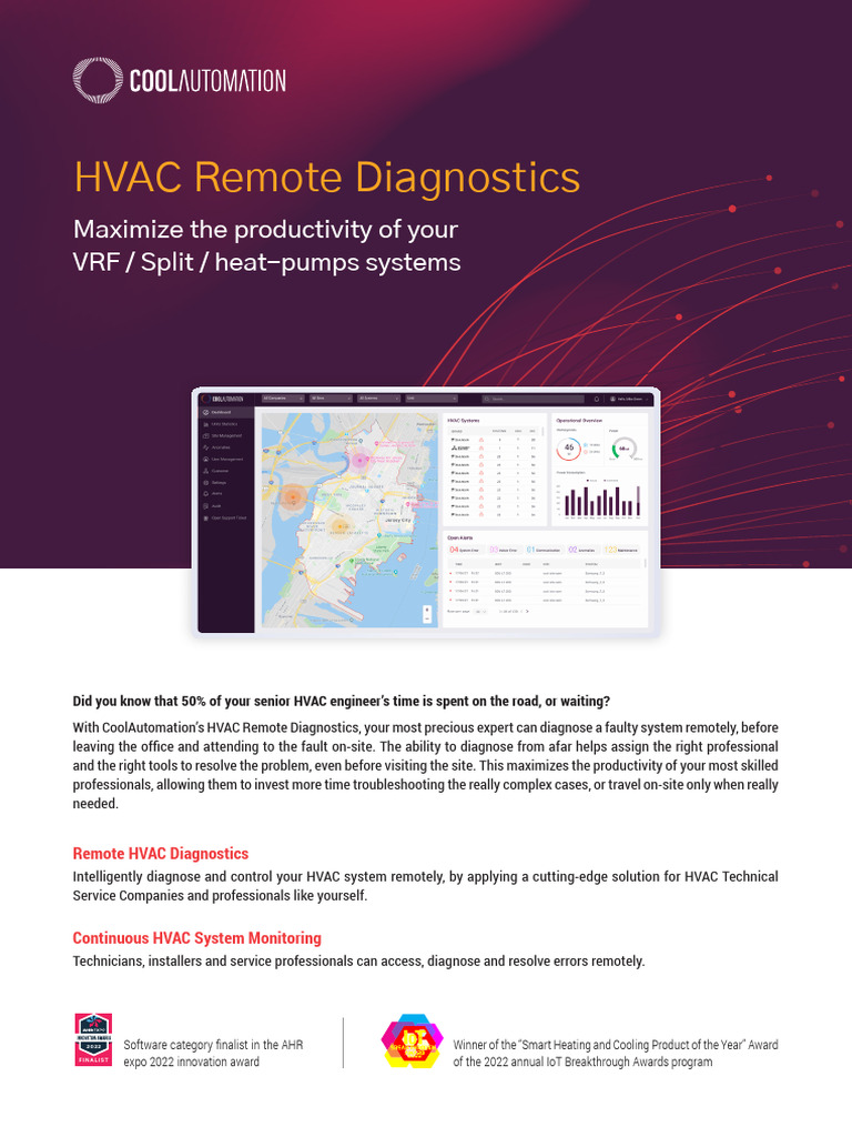 CoolAutomation HVAC Remote Diagnostics | Download Free PDF | Internet ...