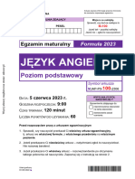 Jezyk Angielski 2023 Czerwiec Matura Podstawowa