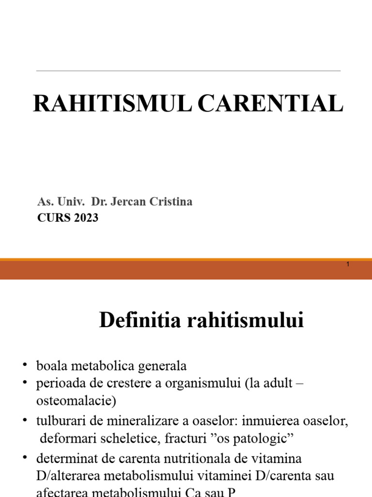 Rahitismul | PDF