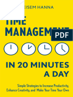 Time Management in 20 Minutes A Day