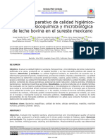 Estudio Comparativo de Calidad Higienico Sanitaria Fisica