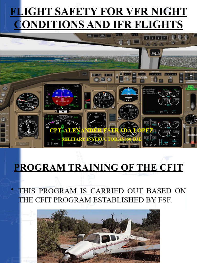 CFIT PDF Instrument Flight Rules Aviation Safety
