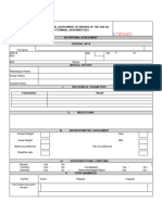 Nutritional Assessment Template