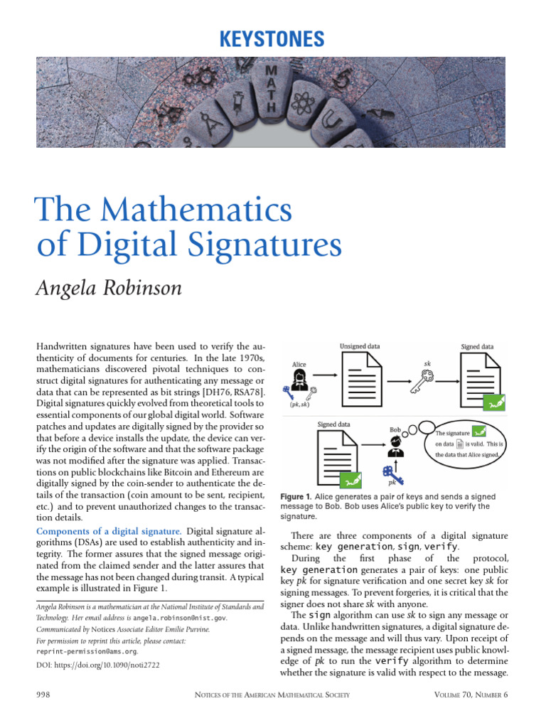 Digital Signatures: EdDSA Explained | PDF | Teaching Methods ...