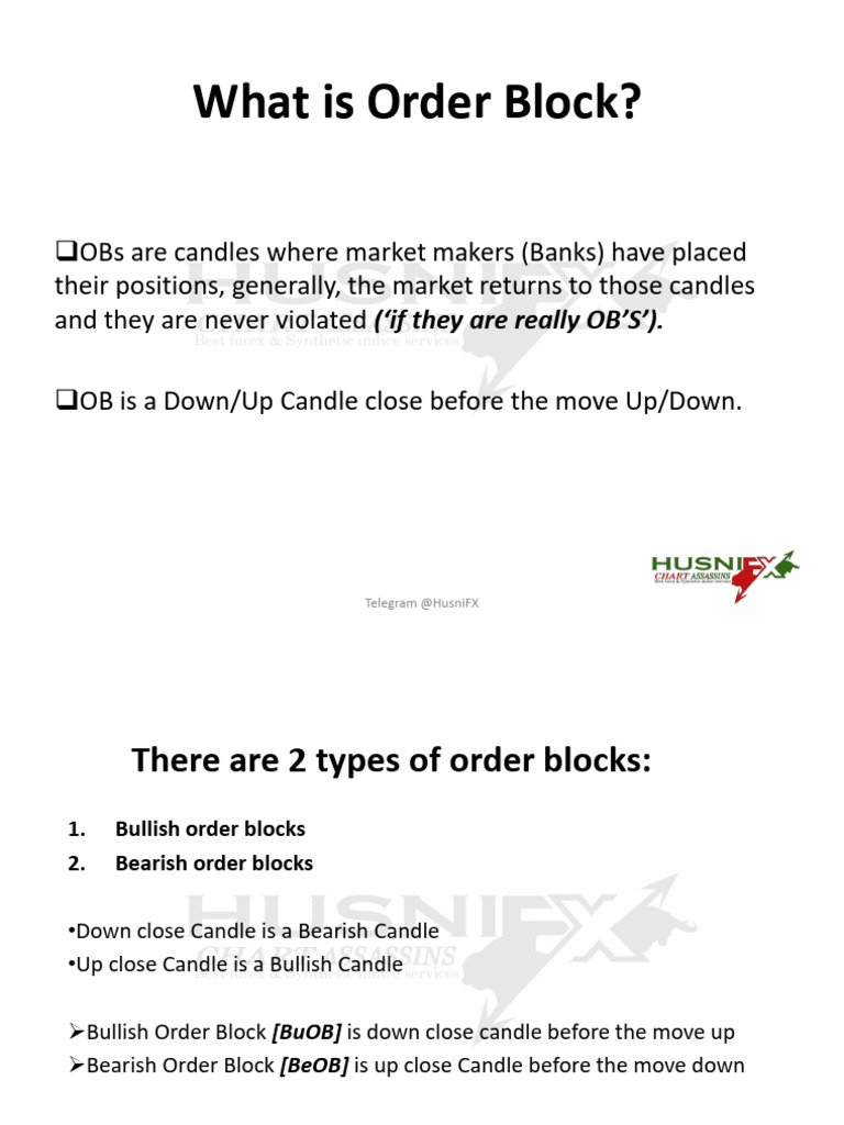 3.the Order Block | PDF | Market Trend | Financial Economics