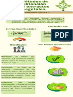 Infografia Métodos de Obtención de Extractos