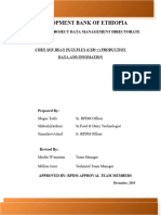 Development Bank of Ethiopia: Research Andproject Data Management Directorate