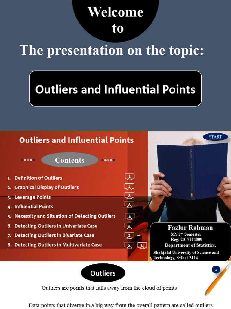 Outliers and Influential Points PDF Errors And Residuals Outlier