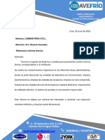 Informe Mantenimiento - Lumens