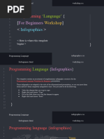 Programming Language Workshop For Beginners Infographics by Slidesgo