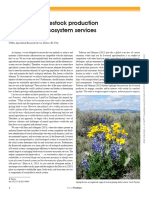 The Value of Livestock Production Systems and Ecosystem Services