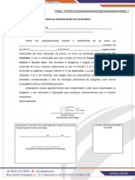 Carta de Apresentação Pastoral e 3º Setor - Teologia