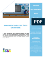 Practica de Lab 1. Movimiento Rectilíneo Uniforme - Guía Estudiante