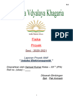 Proyek Fisika Kelas-XII (2021-22) - Proyek Investigasi