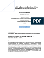 ¿Es Posible La Economía Circular y El Valor Compartido en El Negocio Hotelero?