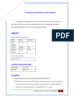 Determination of Consistency of Standard Cement Paste